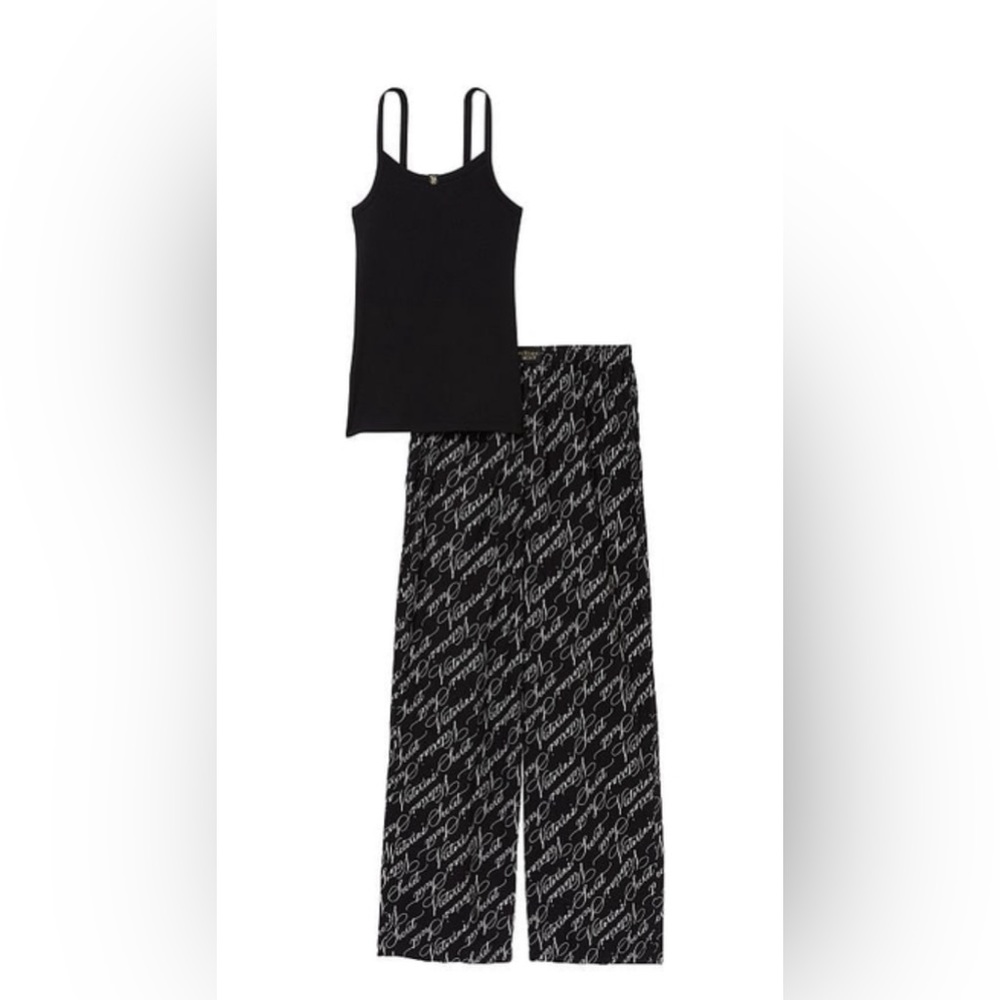 NWT Victoria's Secret Cotton Tank Tee-jama Set